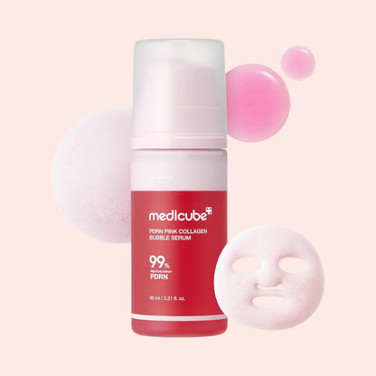Medicube PDRN Pink Collagen Bubble Serum